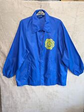 Sportsmaster Vintage Windbreaker Jacket Men’s XL Blue Popper Buttons USA Made