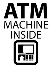 ATM Cash Machine Inside Shop