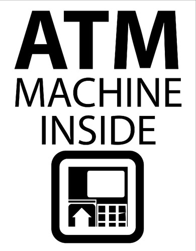 Atm cash machine - atm, shop