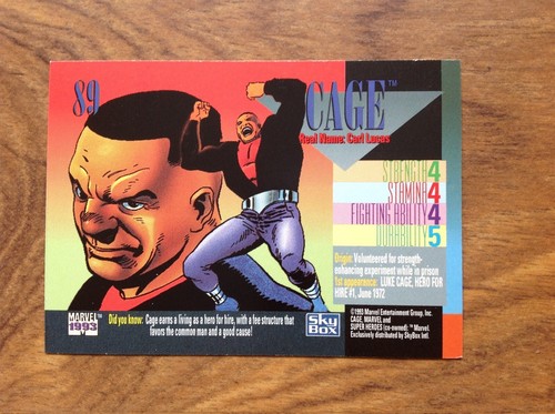 Cage 1993 marvel - cage,