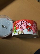 Percy Pig xmas tin empty