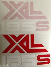 HONDA XL185 XL185S SIDE PANEL DECALS