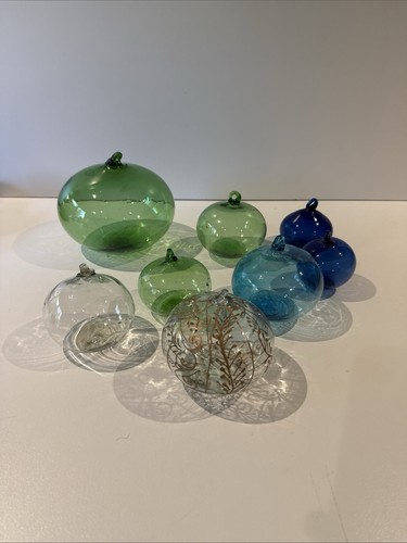 Iridescent hand blown glass - iridescent,