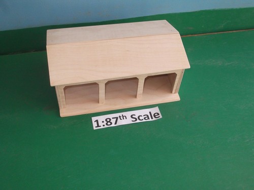 Large wooden model - wooden,