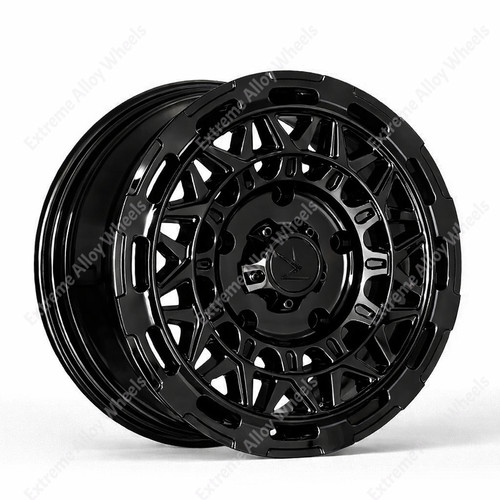 Gloss black at8 alloy - 16",