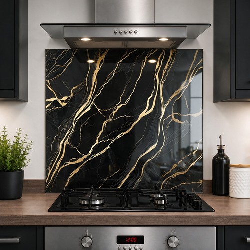 Printed glass kitchen - glass,