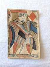 Rare georgian playing card - georgian,