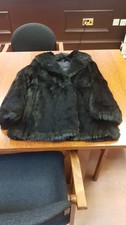 Genuine Vintage Coney Rabbit Fur Jacket Size 10