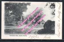 Entrance Gate Castle Huntly Perthshire Early 1902 Undivided Back Posted Card