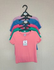 5 Pack Girls Ribbed Short