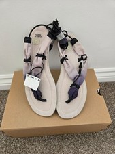 Slider Lace Up Sandals for
