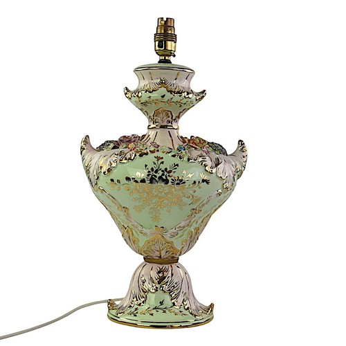 Capodimonte table lamp pale - capodimonte, lamp,