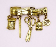Vintage Gold Sewing