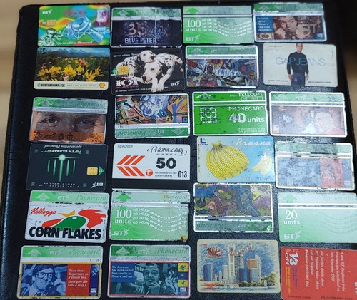 Vintage british phone cards - vintage,