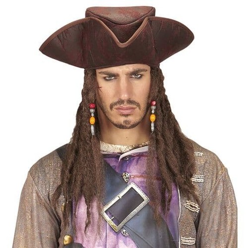 Leather look pirate - pirate, tricorn