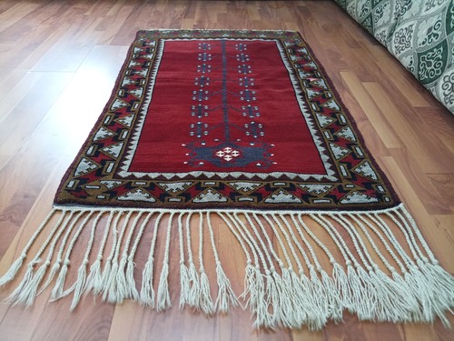 Tree life antique rug - antique, blue