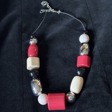 Chunky Beaded Retro Adjustable Necklace