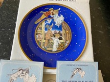 Franklin Mint Peter Pan Plate Superb Condition in Box with Certificates etc