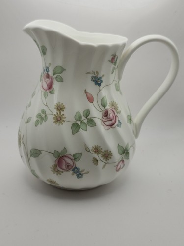 Wedgwood rosehip fluted jug - rosehip,