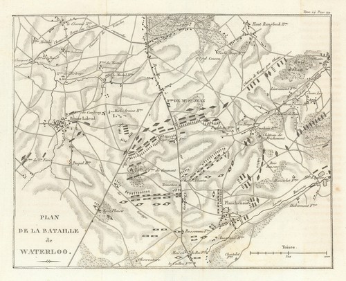 Plan the battle waterloo - the,
