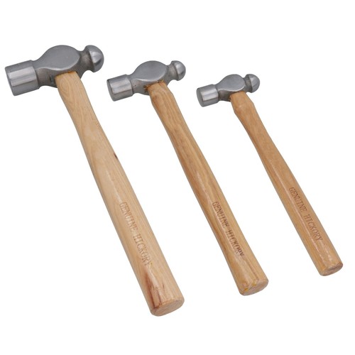 3pc ball pein hammer - pein,