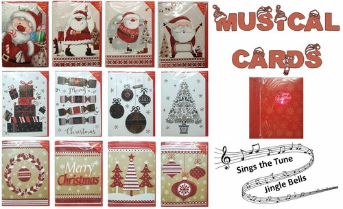 Musical christmas cards light - cards,