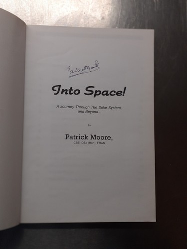 Patrick moore signed - signed, into