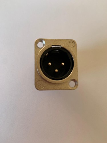 Xlr pin panel male nc3d - male, nc3d-l-1