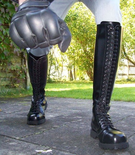 Men tall black motorcycle - men's,