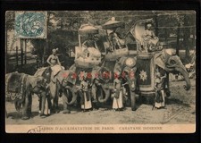 FRANCE PARIS JARDIN D'ACCLIMATATION CARAVANE INDIENNE ELEPHANT CIRCUS PC - Ci60