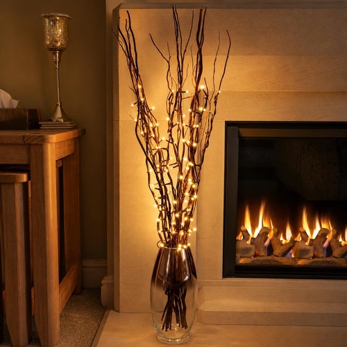 87cm brown willow twig - brown,