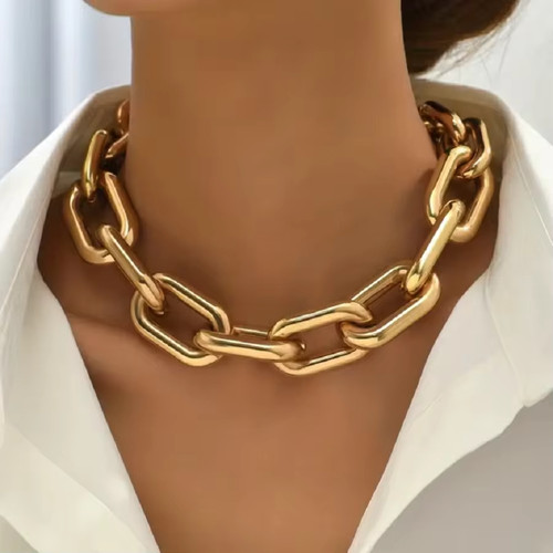 18k gold plated chunky - 18k, thick