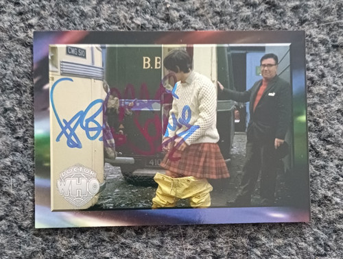Doctor who frazer hines signed - frazer,