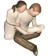 Willow Tree By Susan Lordi “New Life" Mother Father Baby Resin Figurine Family