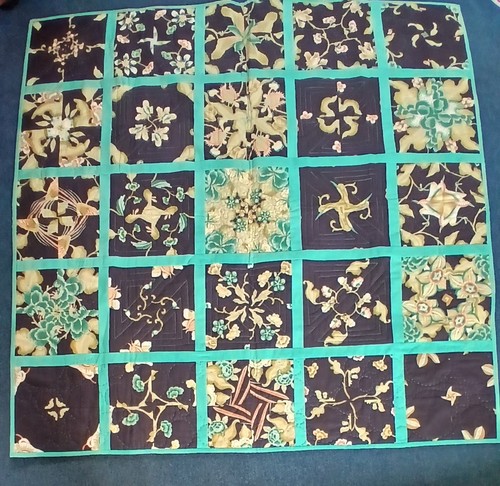 Hand made patchwork quilt - made,