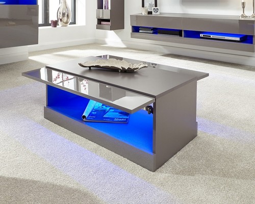 High gloss lift coffee - high, up