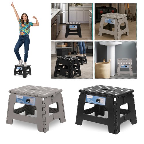 Folding step stool inch - folding,