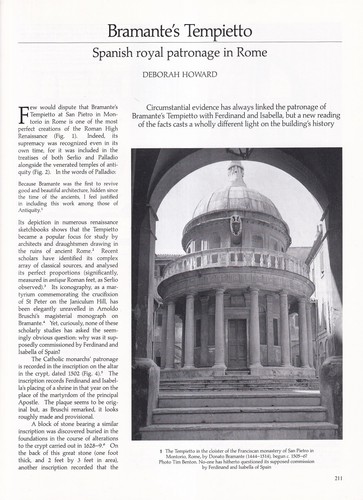 Bramante tempietto the - tempietto,
