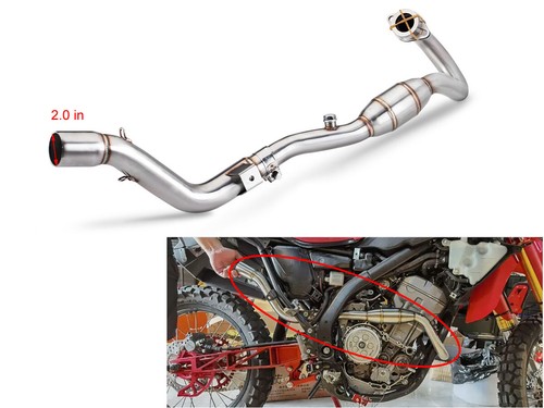 Exhaust pipe stainless - in,