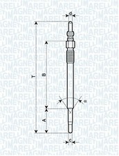 Glow Plug for CITROËN FIAT FORD MAZDA MINI PEUGEOT SUZUKI TOYOTA VOLVO:2,3,C1