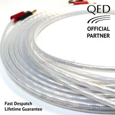 QED XT25 Performance Speaker Cable SINGLE with 4 x 4mm Gold Banana Plugs Fitted