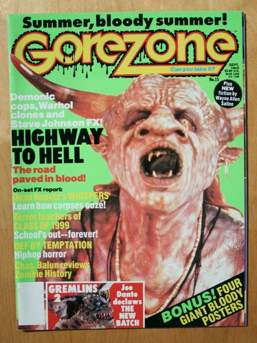 Gorezone horror magazine - gorezone,