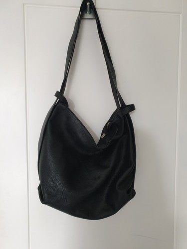 Black leather convertible - black,