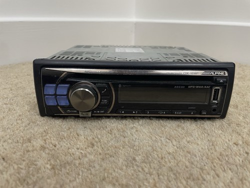 Alpine cde 103bt van car - cde-103bt,