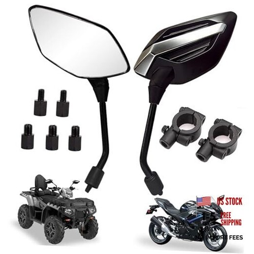 Atv mirrors handlebar rear - atv, mirrors,atv