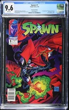 SPAWN #1 Newsstand CGC 9.6