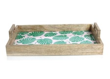 Large Wooden Drinks Tray –