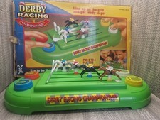 Rare Vintage 1996 Tomland Toys  Derby Racing Championships Complete Game Boxed 