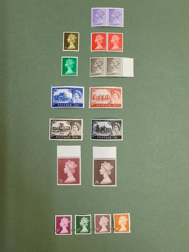 Selection unused stamps - of,