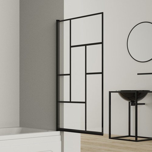 800 1400mm bath screen - 800×1400mm,
